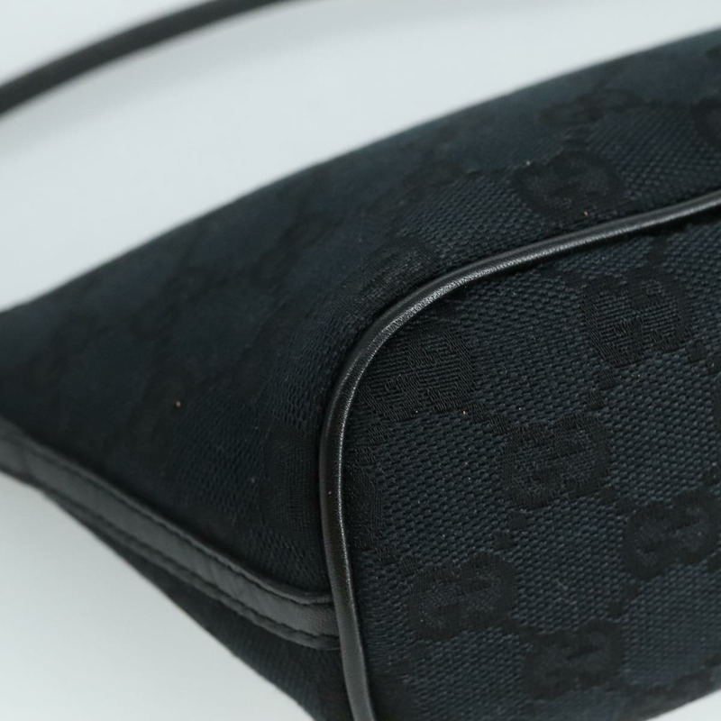 【日本直送】GUCCI GG帆布手拿包 黑色 039 1103 正品 ki5319-12