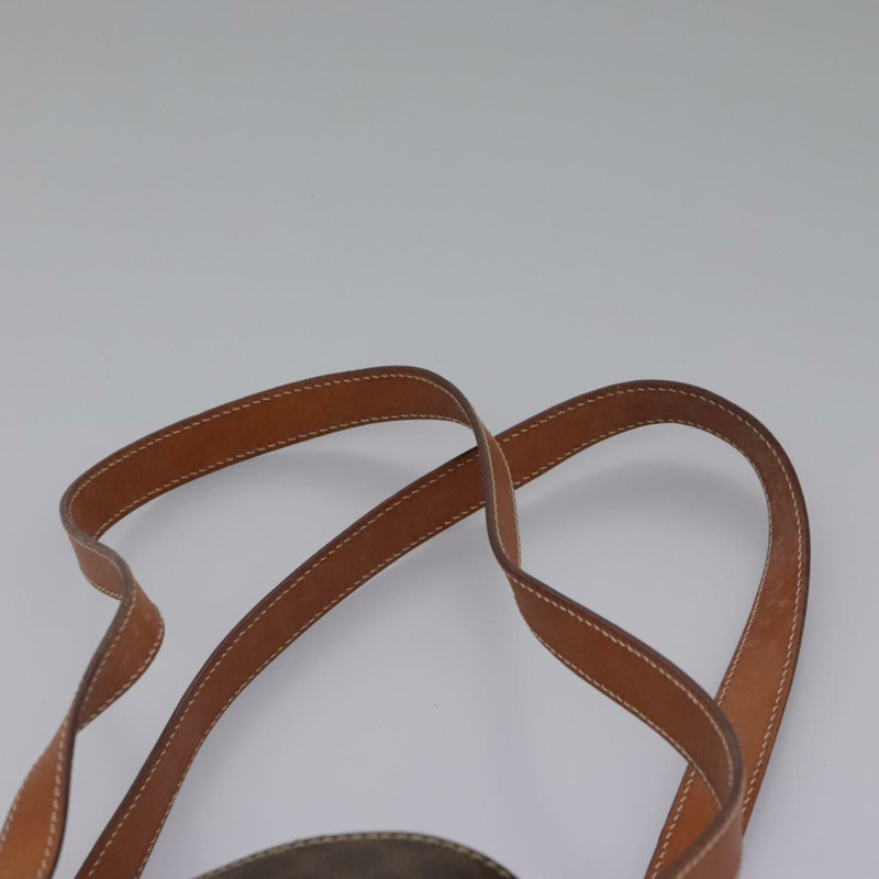 【日本直送】CELINE Macadam帆布肩背包 PVC皮革 棕色 金色 正品 96725-7