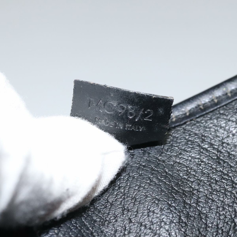 【日本直送】CELINE Macadam帆布手拿包 PVC皮革 黑色 正品 112106-17