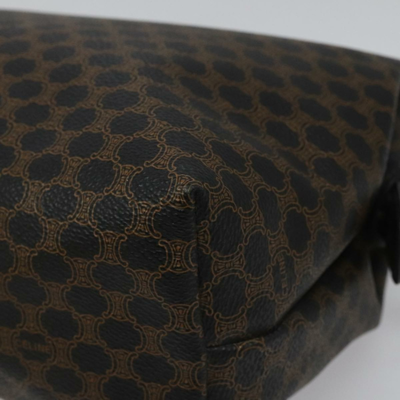 【日本直送】CELINE Macadam帆布手拿包 PVC皮革 黑色 正品 yk17032-9