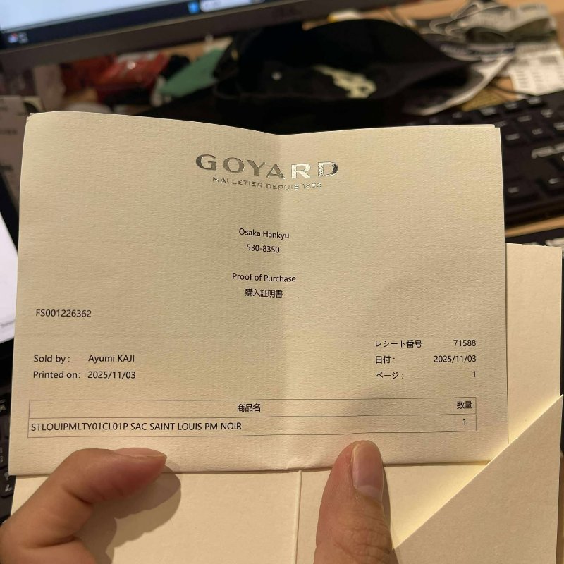 Goyard Saint Louis PM Bag Black-12
