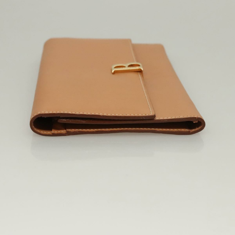 【日本直送】Burberrys皮夾 皮革 米色 金色 正品 bs23983-3