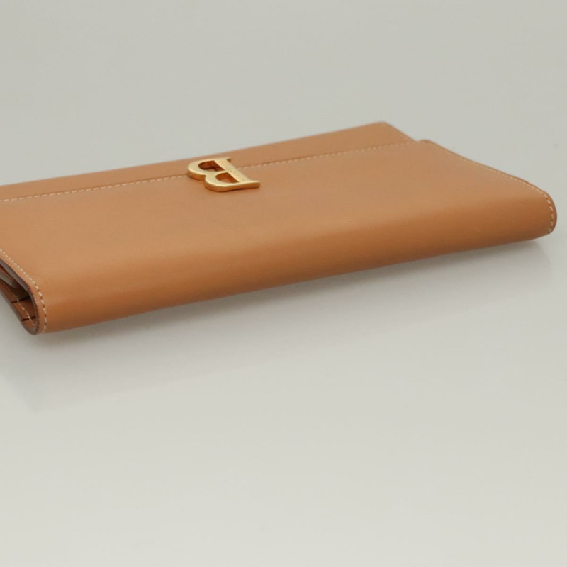 【日本直送】Burberrys皮夾 皮革 米色 金色 正品 bs23983-4