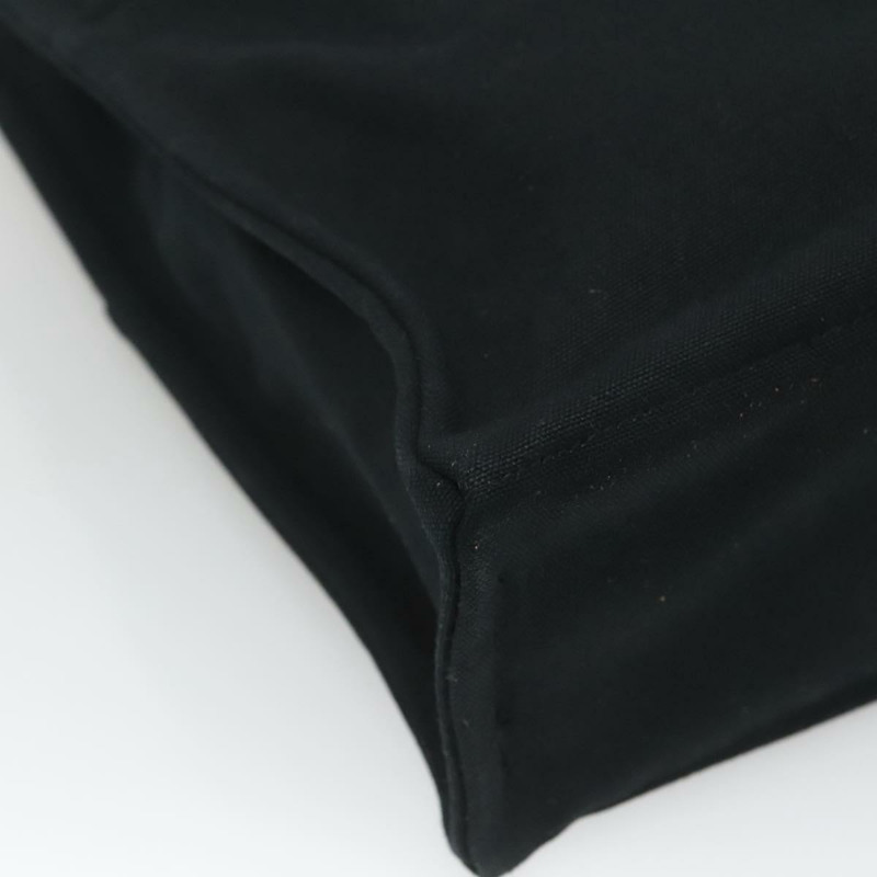 【日本直送】愛馬仕 Fourre Tout MM 手袋 帆布 黑色 銀色 正品 119846-15