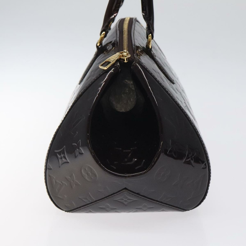 【日本直送】路易威登 Monogram Vernis Sherwood GM 手提包 Amarante M91489 正品 121732-3