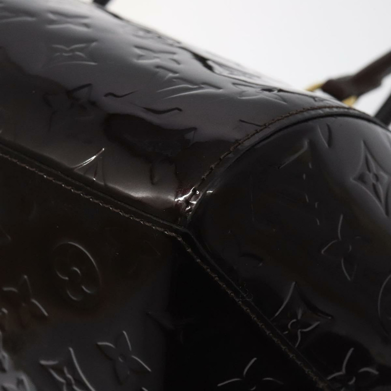 【日本直送】路易威登 Monogram Vernis Sherwood GM 手提包 Amarante M91489 正品 121732-11