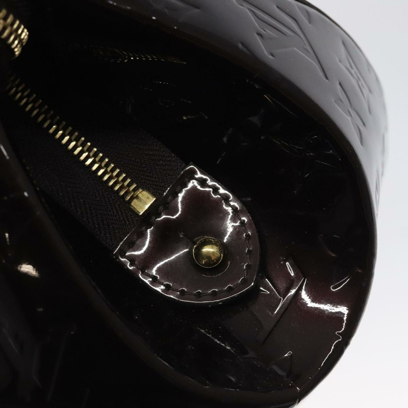 【日本直送】路易威登 Monogram Vernis Sherwood GM 手提包 Amarante M91489 正品 121732-13