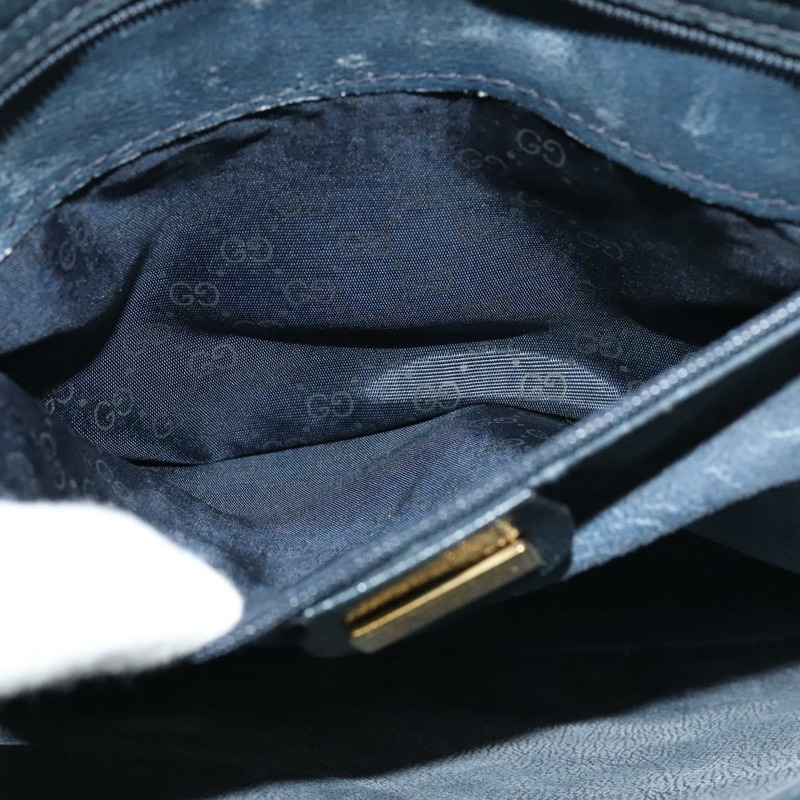 【日本直送】GUCCI GG Supreme 單肩包 PVC 海軍藍/金色 001 109 0579 正品 129552-18