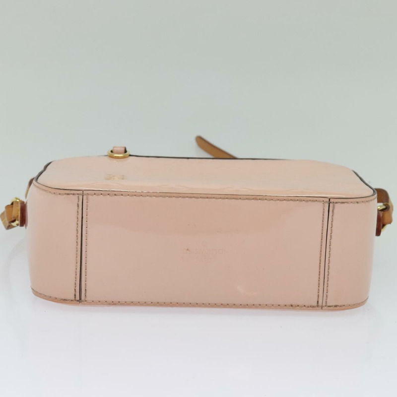 【日本直送】路易威登 Vernis Santa Monica 肩背包 玫瑰金 M90371 正品 131522-10