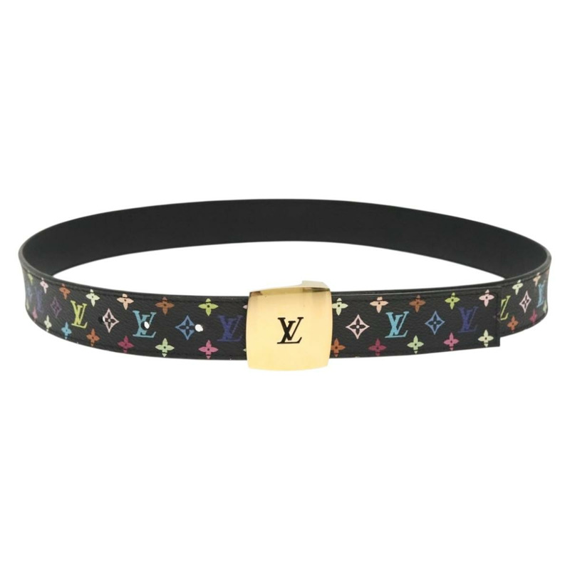 【日本直送】路易威登 (LOUIS VUITTON) 多色腰帶 LV Cut 黑色 M6890 LV 正品 142353V-0