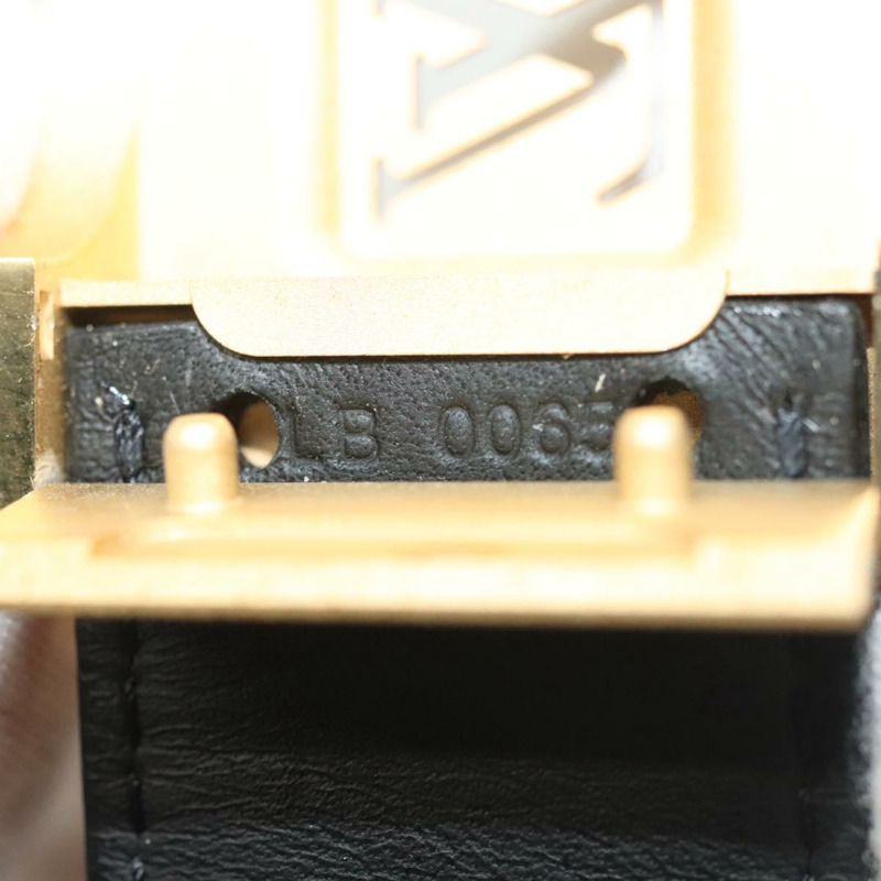 【日本直送】路易威登 (LOUIS VUITTON) 多色腰帶 LV Cut 黑色 M6890 LV 正品 142353V-23