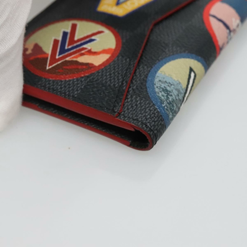 【日本直送】路易威登 Damier Graphite Alps Organizer De Poch Case N60130 LV Auth 134909M-14