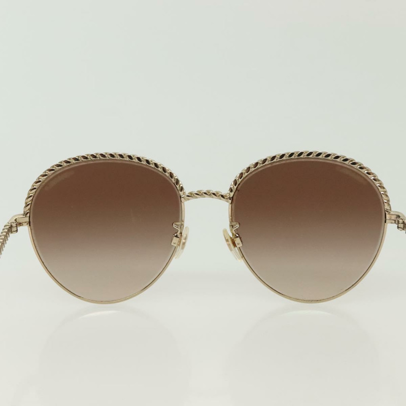 【日本直送】香奈兒 (CHANEL) 太陽眼鏡，金屬銀色，CC標誌，型號136551M-1