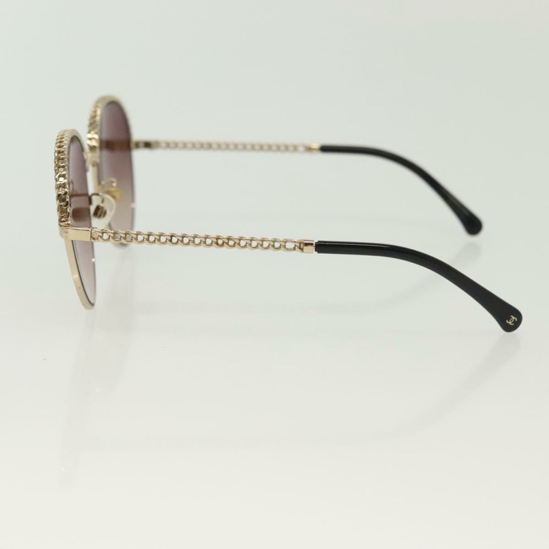 【日本直送】香奈兒 (CHANEL) 太陽眼鏡，金屬銀色，CC標誌，型號136551M-4