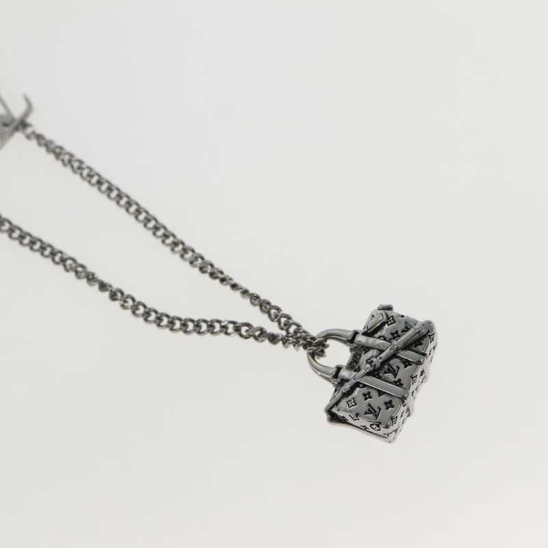 【日本直送】路易威登 Collier LV Keepall 旅行項鍊 金屬 銀色 M00914 LV Auth 142404M-2
