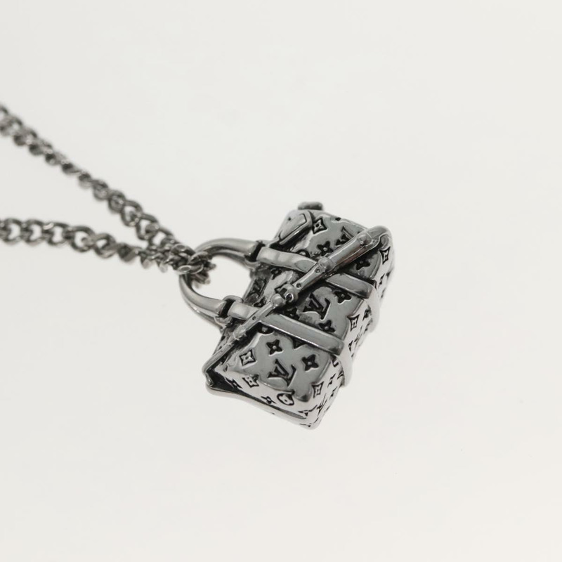 【日本直送】路易威登 Collier LV Keepall 旅行項鍊 金屬 銀色 M00914 LV Auth 142404M-3