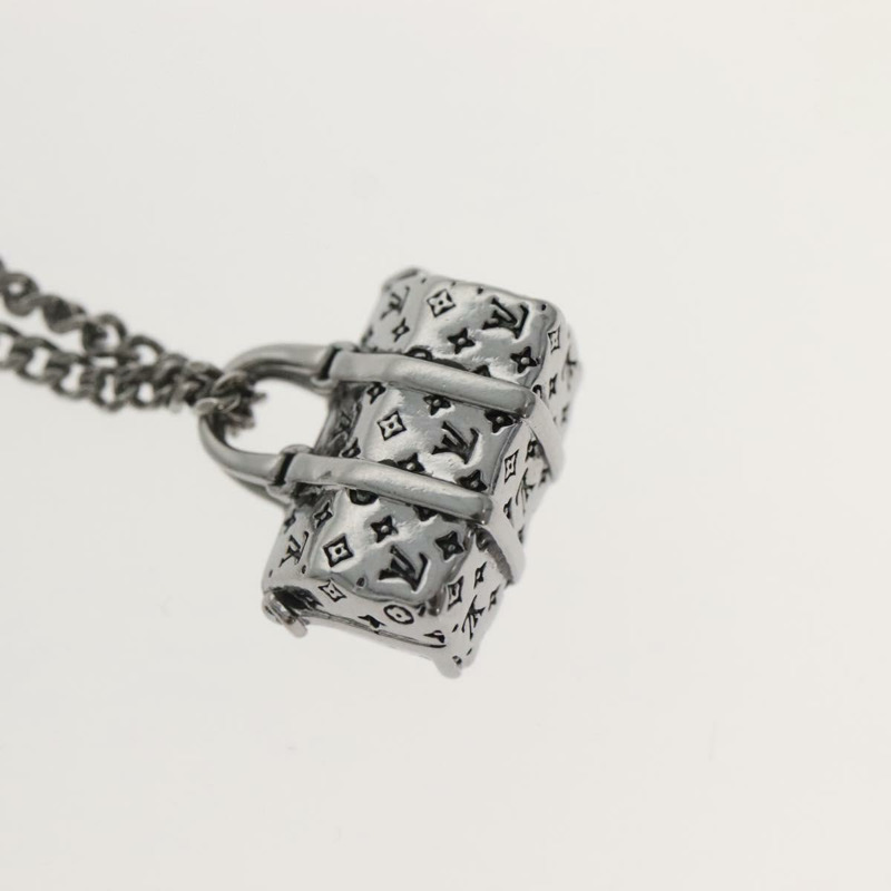 【日本直送】路易威登 Collier LV Keepall 旅行項鍊 金屬 銀色 M00914 LV Auth 142404M-8