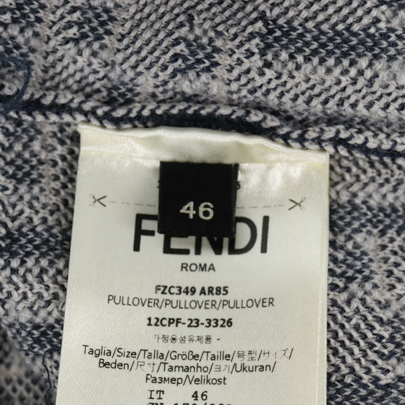 【日本直送】FENDI 羊毛 Polo 衫 海軍藍 正品 am9150M-9