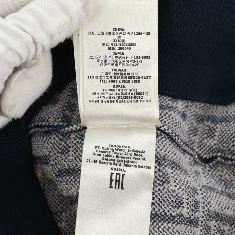 【日本直送】FENDI 羊毛 Polo 衫 海軍藍 正品 am9150M-11