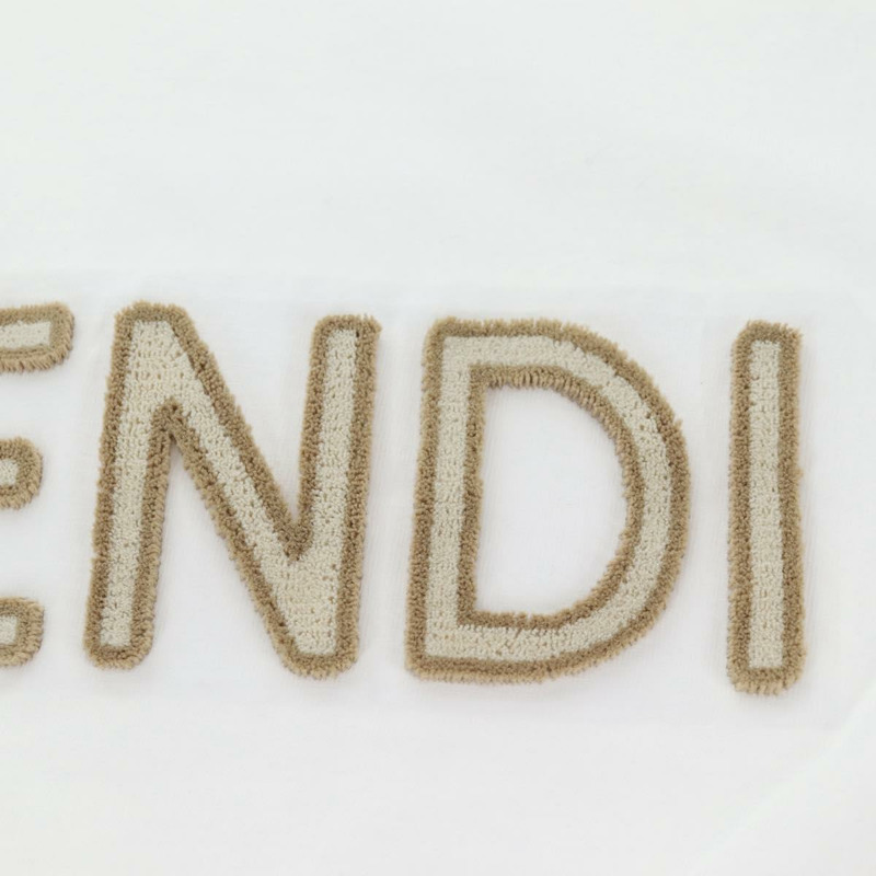 【日本直送】FENDI 短袖襯衫 純棉 白色 Auth am9149M-8