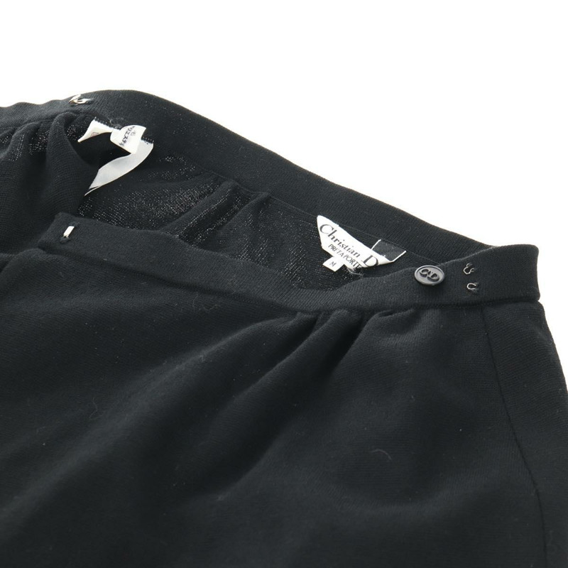 【日本直送】Christian Dior 黑色羊毛裹身裙 正品 141782V-8
