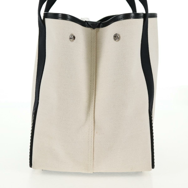 【日本直送】BALENCIAGA 海軍藍 Cabas S 手袋 帆布 皮革 白色 黑色 339933 正品 BA6186M-3