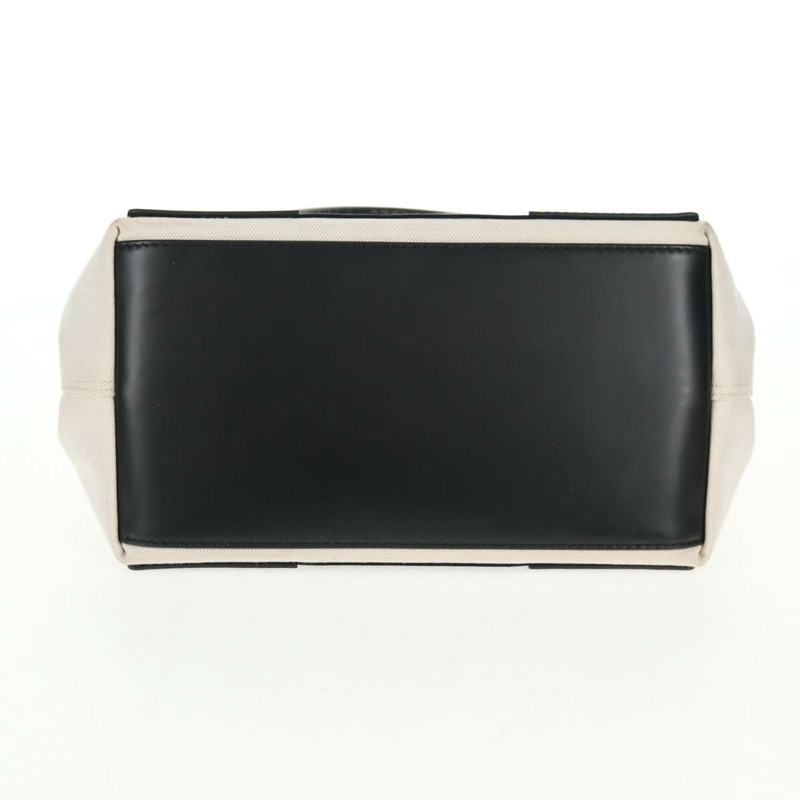 【日本直送】BALENCIAGA 海軍藍 Cabas S 手袋 帆布 皮革 白色 黑色 339933 正品 BA6186M-5