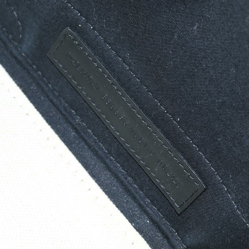 【日本直送】BALENCIAGA 海軍藍 Cabas S 手袋 帆布 皮革 白色 黑色 339933 正品 BA6186M-11