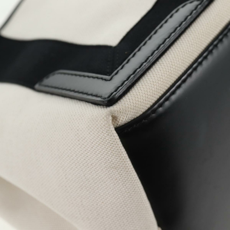 【日本直送】BALENCIAGA 海軍藍 Cabas S 手袋 帆布 皮革 白色 黑色 339933 正品 BA6186M-15