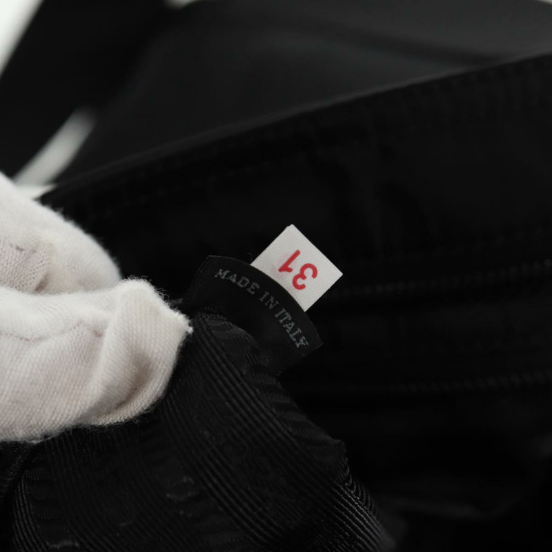 【日本直送】PRADA 單肩包 尼龍 黑色 銀色 正品 144435V-10