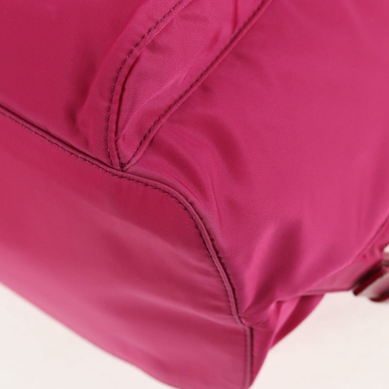 【日本直送】PRADA 雙肩包 尼龍 粉紅色 銀色 正品 143599V-18