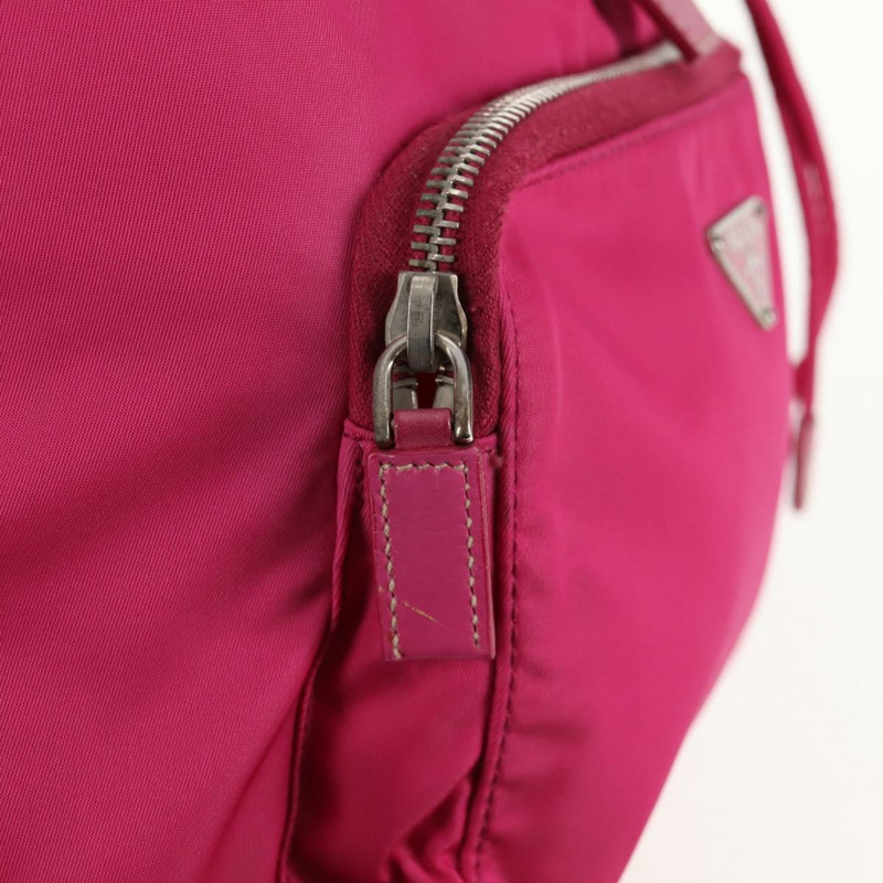 【日本直送】PRADA 雙肩包 尼龍 粉紅色 銀色 正品 143599V-21