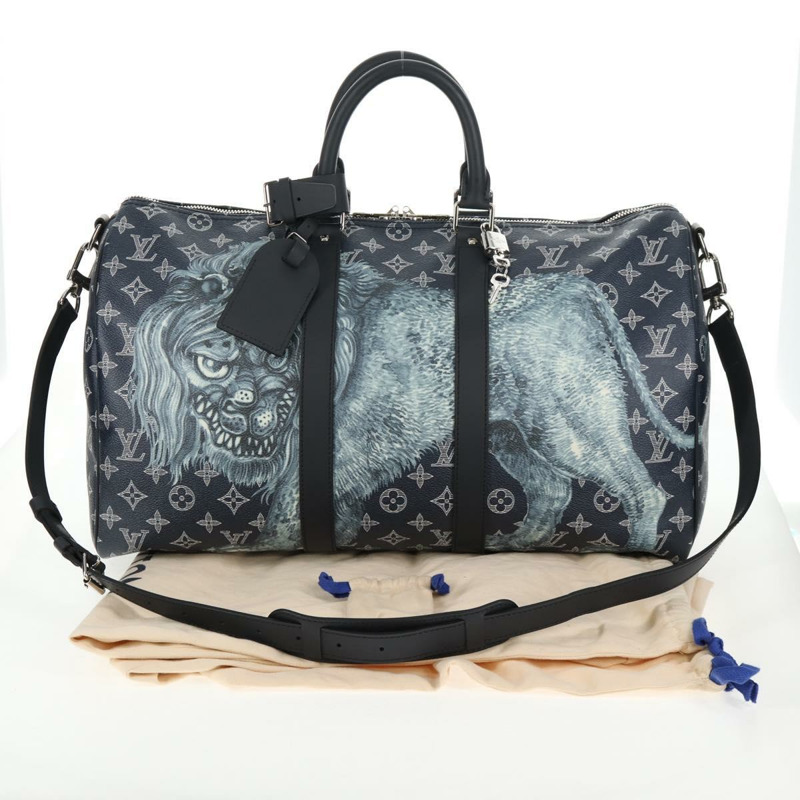 【日本直送】路易威登 Monogram Savanna Keepall Bandouliere 45 旅行包 M54129 LV Auth 137148M-11