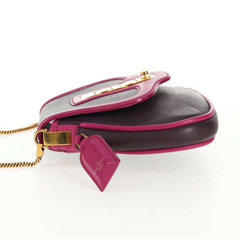 【日本直送】路易威登 Art Deco Trappezio 粉紅皮革單肩背包 M97085 正品 141216V-2