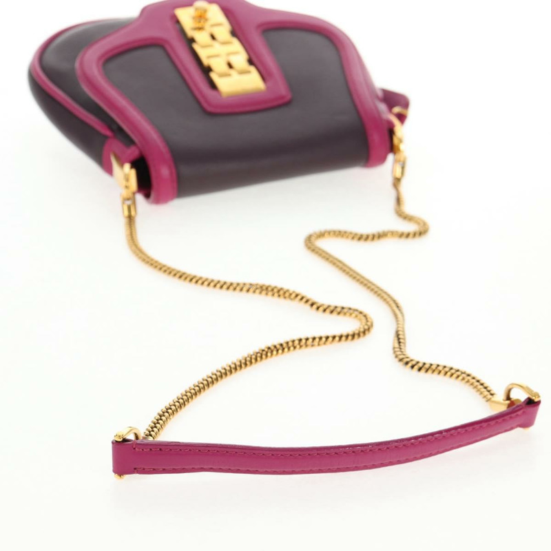 【日本直送】路易威登 Art Deco Trappezio 粉紅皮革單肩背包 M97085 正品 141216V-6