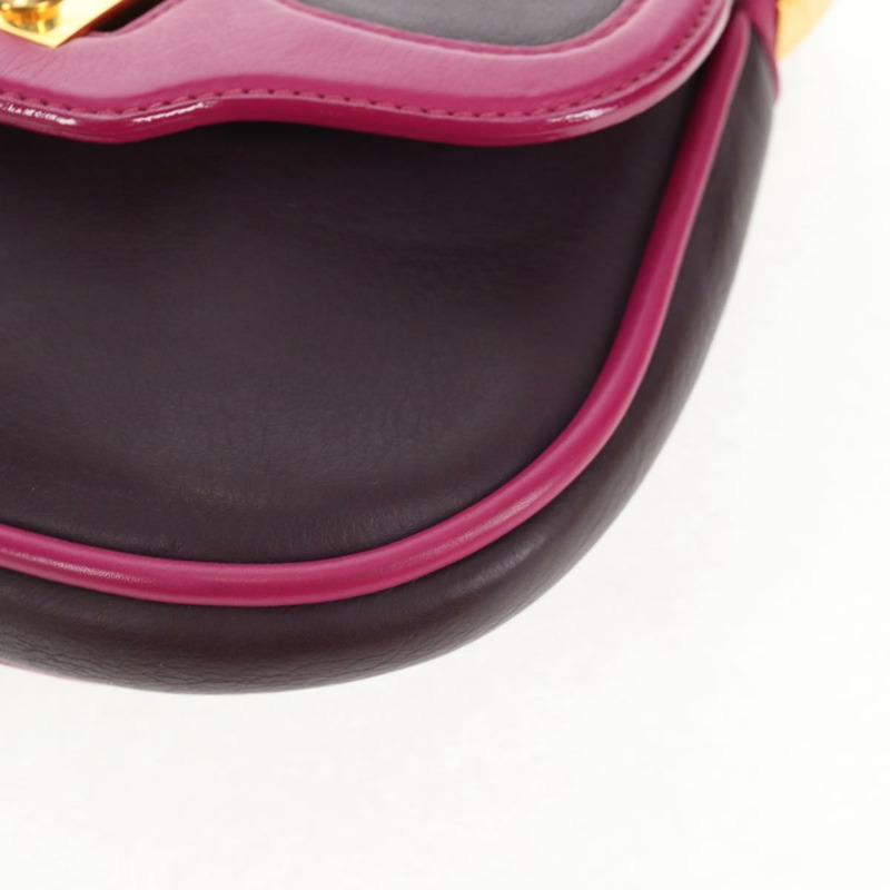 【日本直送】路易威登 Art Deco Trappezio 粉紅皮革單肩背包 M97085 正品 141216V-16