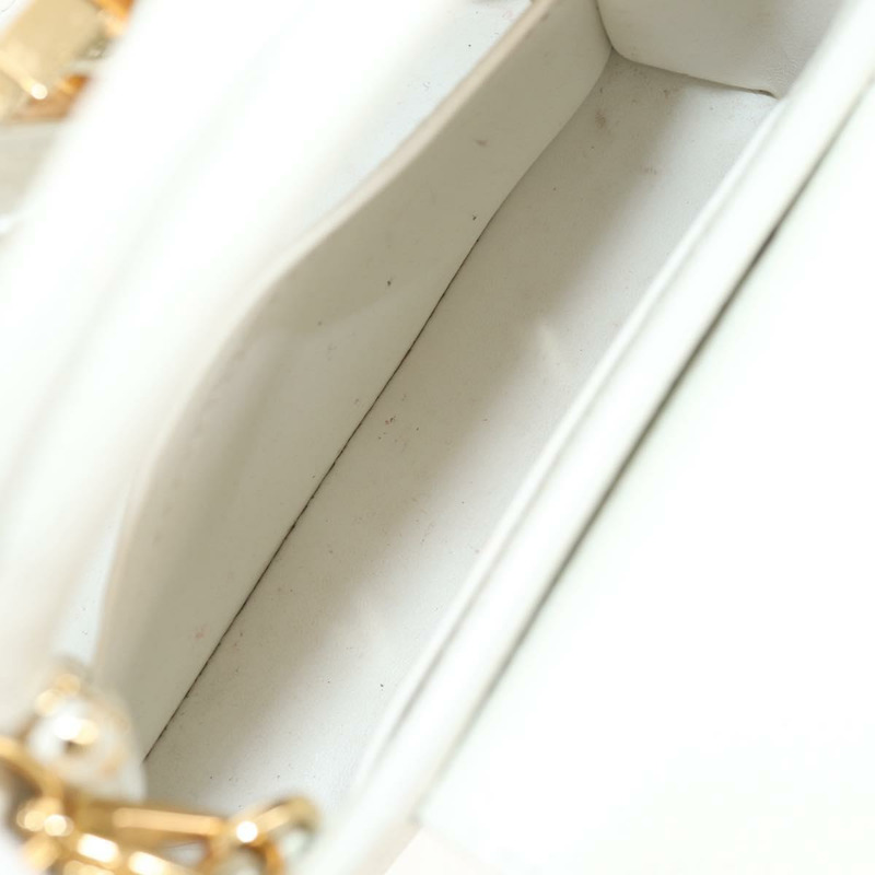 【日本直送】路易威登 Capusine BB 手袋 Taurillon 皮革 2way 白色 M55832 LV 正品 gh935V-8