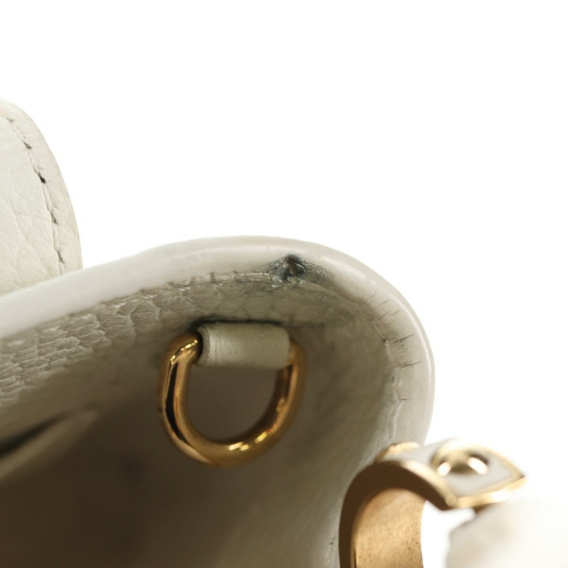 【日本直送】路易威登 Capusine BB 手袋 Taurillon 皮革 2way 白色 M55832 LV 正品 gh935V-10