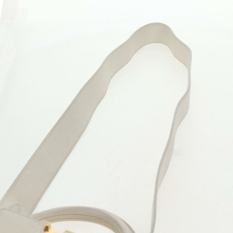 【日本直送】路易威登 Capusine BB 手袋 Taurillon 皮革 2way 白色 M55832 LV 正品 gh935V-15