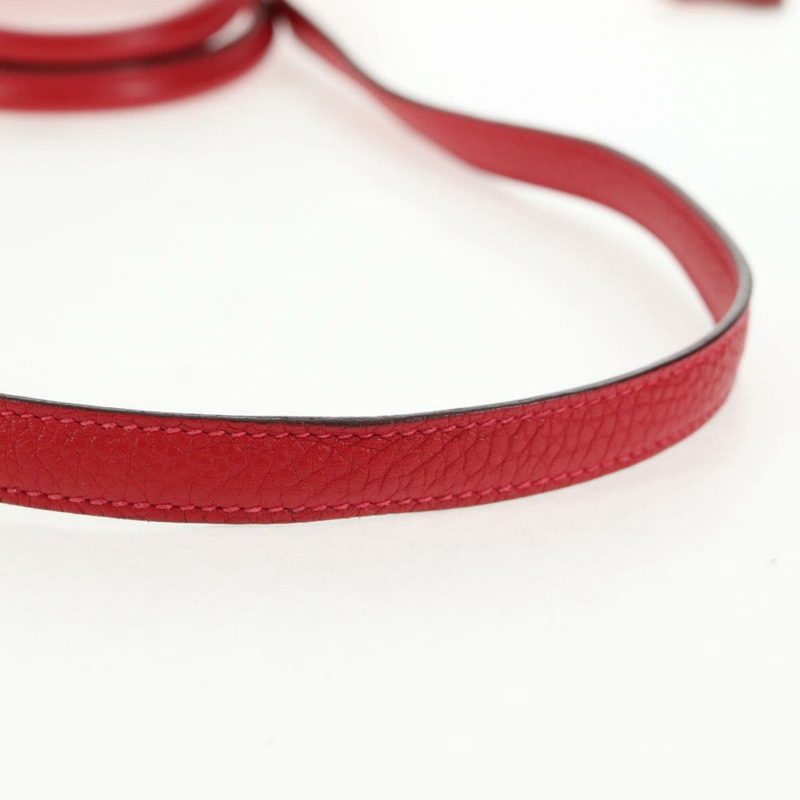 【日本直送】愛馬仕 Bolide 31 手提包 Taurillon 皮革 紅色銀色 正品 142568M-8