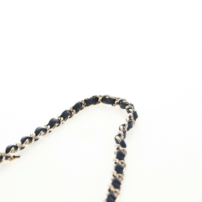 【日本直送】香奈兒 (CHANEL) 菱格紋鏈條肩背包，紅色斜紋軟呢，金色雙C標誌，貨號 142564M-13