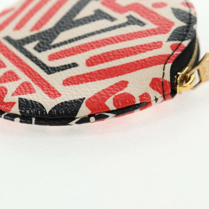 【日本直送】路易威登 Monogram Crafty 圓形零錢包 紅色 M69505 LV 正品 130673M-15