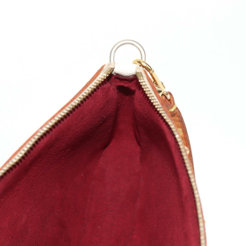【日本直送】路易威登 (LOUIS VUITTON) 多色 Pochette Accessoires 手拿包 白色 M92649 LV Auth 145300V-23