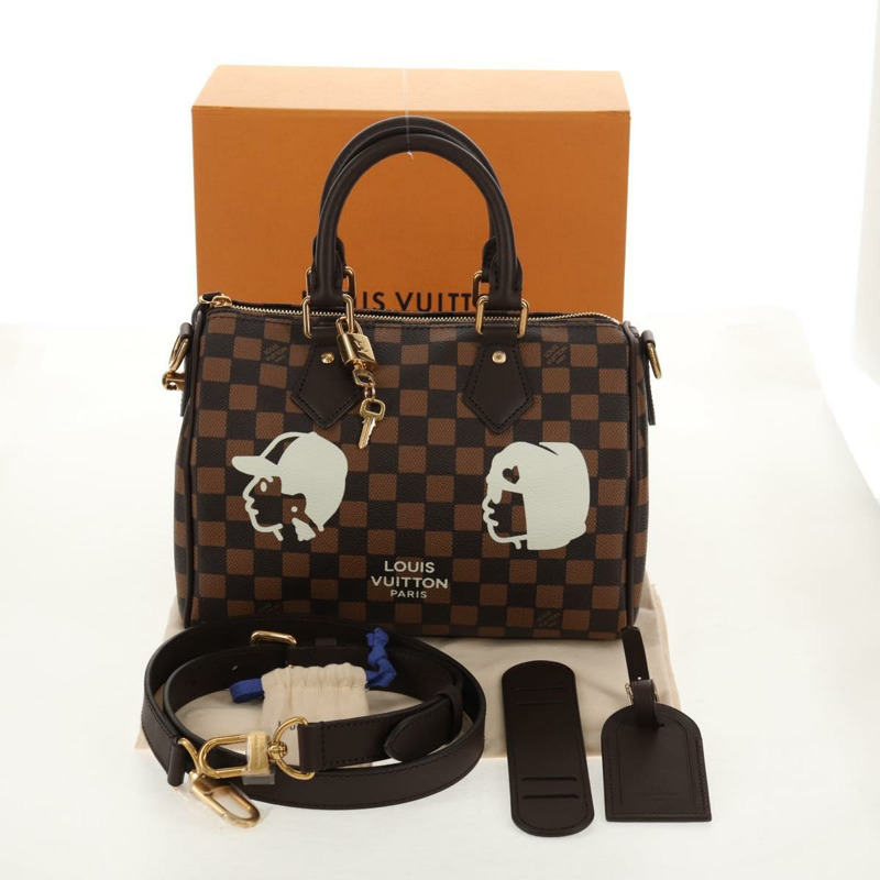 【日本直送】路易威登 Damier Friendship Speedy Bandouliere 25 手袋 N40772 正品 140003SM-11