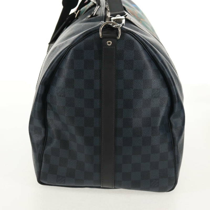 【日本直送】路易威登 Damier Cobalt Keepall Bandouliere 55 旅行包 N41356 LV Auth 140002V-2