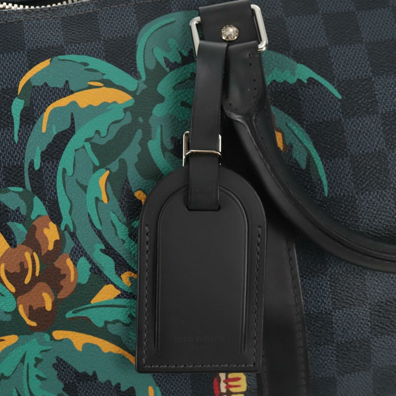 【日本直送】路易威登 Damier Cobalt Keepall Bandouliere 55 旅行包 N41356 LV Auth 140002V-21