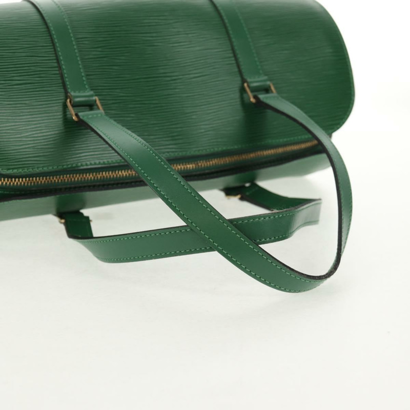 【日本直送】路易威登 Epi Soufflot 手提包綠色 M52224 LV 正品 145438V-6