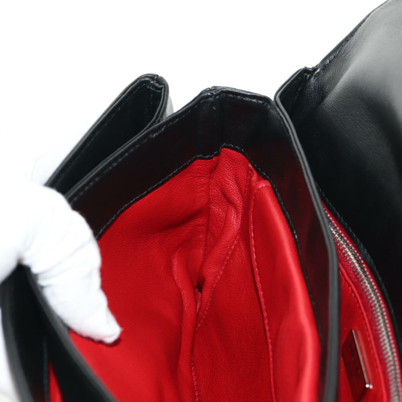 【日本直送】PRADA 尼龍鏈單肩包 黑色 銀色 1BD009 正品 145246M-25