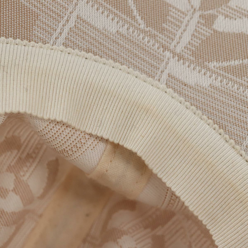 【日本直送】香奈兒新款旅行系列尼龍中米色雙C標誌棒球帽 Auth 145268V-7