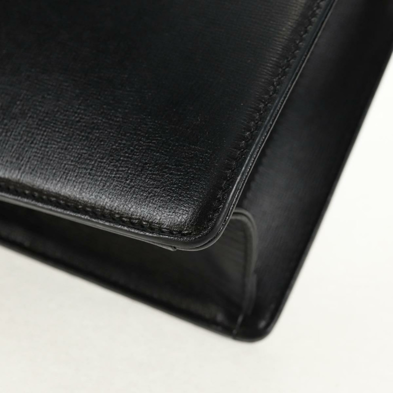 【日本直送】GUCCI GG Logo 單肩包 皮革 黑色 金色 589471 正品 144672M-16